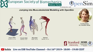 ESB Webinar Series – No.02 -Jumping into Musculoskeletal Modeling with OpenSim