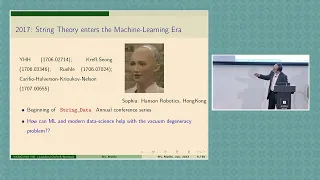 "Machine-Learning Mathematical Structures", talk by Yang-Hui He at "M-Theory & Math 2023"