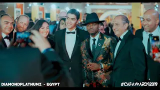Diamond Platnumz  Fans Love At Caf Awards 2019 Egypt