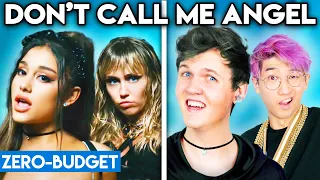 ARIANA GRANDE, MILEY CYRUS, & LANA DEL REY WITH ZERO BUDGET! (Don't Call Me Angel PARODY)