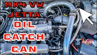 How to install a oil catch can on your mk4 Volkswagen