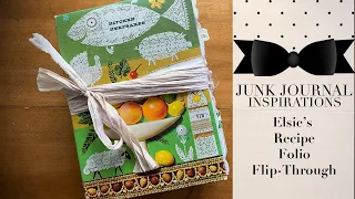 Elsie's Recipe Folio | Flip-Through | Recipe Journal Project Pack | Vectoria Designs Collaboration