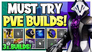 Top 3 PVE Builds You NEED to Try! (All Classes) | Destiny 2 Build Guide