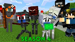 Monster School: Poor Baby Monsters Life (Sad Story but happy ending) SEASON 4 - Minecraft Animations