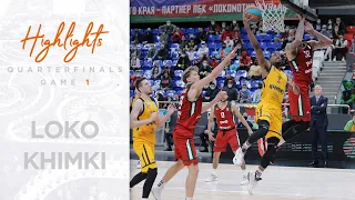 Lokomotiv-Kuban vs Khimki Highlights Quarterfinals Game 1 | Season 2020-21