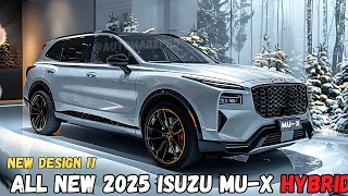 New Design 2025 Isuzu MU-X Hybrid Unveiled! Must Watch !!!