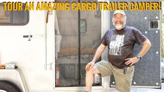 Tour the Best Cargo Trailer Camper Conversion I’ve seen!