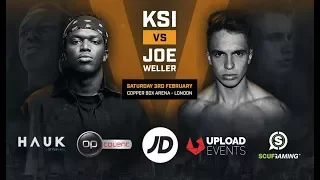 KSI vs Joe Weller – Copper Box Arena February 3rd 2018