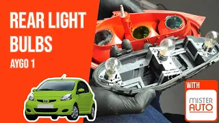How to replace the rear light bulbs Aygo mk1 💡