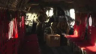 CH-47 Crew working in Afghanistan (Raw footage)