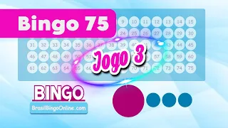 Bingo 75 Bolas em Casa | Jogo 3 | Brasil Bingo Online