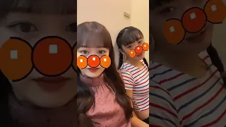 つばきファクトリー   きそアンパンマンと、 ねむねむまおアンパンマン🐥  みなさん今日も1日お疲れ様でした！明日は雨かな？🥺  #tsubaki factory #新沼希空 #秋山眞緒