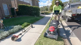 I got this $80 lawn mowing through door knocking💪 Great side hustle in 2024