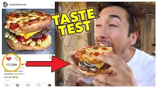 Eating Instagram Famous Food Trends (Taste Test)