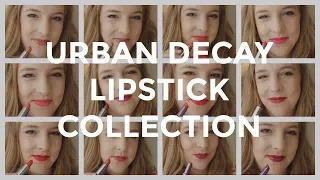 URBAN DECAY LIPSTICK COLLECTION | Reviews, swatches & lip swatches