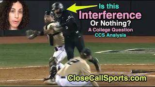 Did Batter Interfere with Catcher on Bunt Attempt? Umpire Analysis of College Question