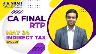 CA Final | RTP May 24 | Indirect Tax | English