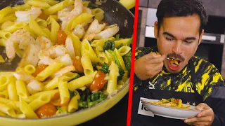 Erné kocht NUDELN MIT GARNELEN !! 🍝🦐