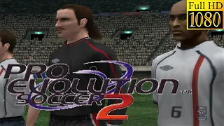 Pro Evolution Soccer 2 | PS2 Gameplay | England V France Friendly | 1080P HD | PCSX2