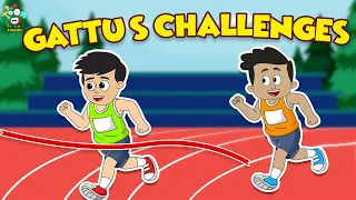 Gattu's Challenges | Sports Competition | English Moral Stories | English Animated | English Cartoon