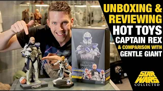 Hot Toys Captain Rex Unboxing & Review + Gentle Giant Comparison