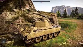 Warthunder | 1 Panther vs 6 Russian tanks