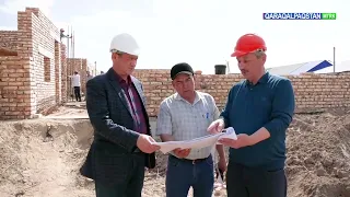 Медицинада қурылыс жумыслары қызғын