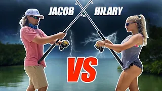 Hilary vs. Jacob - HUGE THUNDERSTORM is COMING FAST!