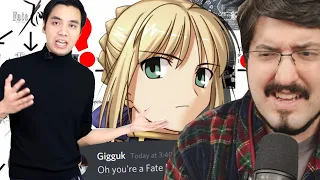 Simple and Clean my *** | Gigguk: Badly Explaining the ENTIRE Fate Series Reaction