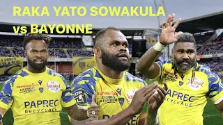 Les Fidjiens de Clermont mettent à mal l'Aviron Bayonnais (Raka, Yato & Sowakula)