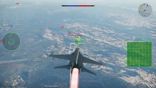 JA37 vs F-16, high altitude, dogfight gunkill