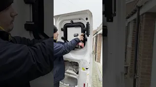 Installing Van Locks to Keep Your Tools Safe #shorts