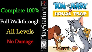 Tom and Jerry in House Trap (PlayStation) - Complete 100% Walkthrough