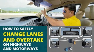 How to safely change lanes and overtake on highways