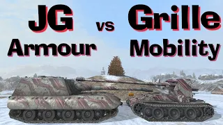 WOT Blitz Face Off || Jagdpanzer E 100 vs Grille 15