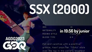 SSX (2000) by junior in 19:56 - Awesome Games Done Quick 2023