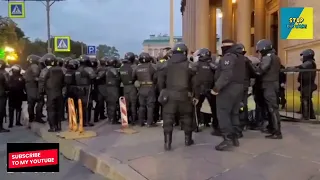 Санкт-Петербург, акции протеста против мобилизации, задержания 21 сентября 2022 г.