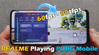 Enable 60fps - 90fps REALME Playing PUBG Mobile