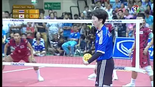 [THA-KOR] 30th King's Cup Sepaktakraw Women's Team B Set2