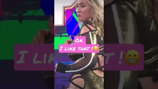 Nikitta Lyons gets butt slapped 😁#shorts #wwe #nxt