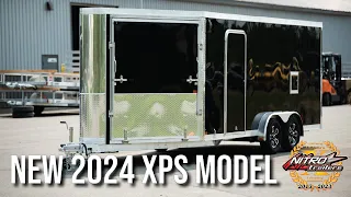 New 2024 Nitro XPS Inline Snowmobile Trailer