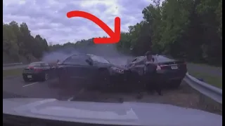 (18+) Crazy Car Crashes | Driving Fails | Dashcam Videos - 74