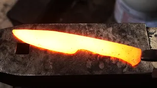 Just Forging A Knife 4 -  Full Tang Hunter