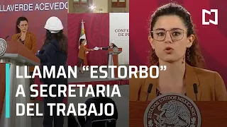 Candidata al sindicato de PEMEX llama estorbo a secretaria del Trabajo - En Punto