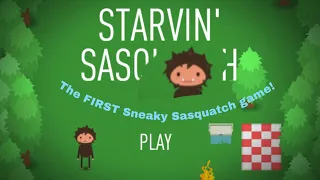 Playing THE FIRST Sneaky Sasquatch game! (Starvin’ Sasquatch)