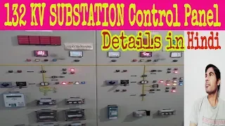 132 KV SUBSTATION Control and relay Panel Details in Hindi