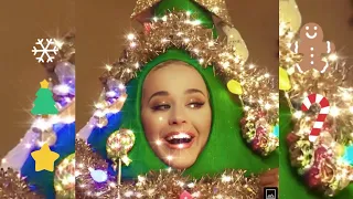 Katy Perry - "Cozy little Christmas" and "I'll be home for Christmas"