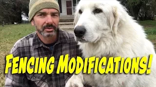 Livestock Guardian Dog Fencing Modifications & Channel Shout Out!