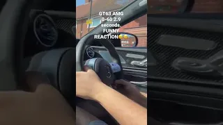 GT63 AMG 0-60 2.9 seconds. FUNNY REACTION😅😅