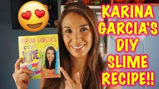 TESTING KARINA GARCIA SLIME RECIPES!! HOW TO MAKE FLUFFY SLIME WITHOUT BORAX!!